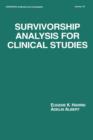 Image for Survivorship Analysis for Clinical Studies