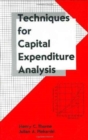 Image for Techniques for Capital Expenditure Analysis