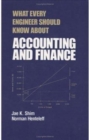 Image for What Every Engineer Should Know about Accounting and Finance