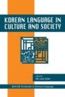 Image for Korean Language in Culture and Society