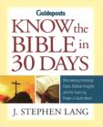 Image for Know the Bible in 30 Days