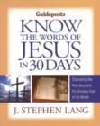 Image for Know the Words of Jesus in 30 Days