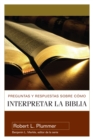 Image for Preguntas y respuestas sobre como interpretar la BIblia