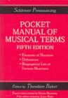Image for Pocket Manual of Musical Terms