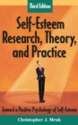 Image for Self-esteem research, theory, and practice: toward a positive psychology of self-esteem