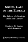 Image for Social Care Of The Elderly