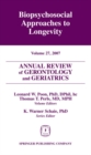 Image for Annual Review of Gerontology and Geriatrics, Volume 27, 2007 : Biopsychosocial Approaches to Longevity