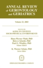 Image for Annual Review of Gerontology and Geriatrics