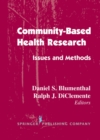 Image for Community-based health research: issues and methods