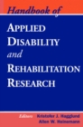 Image for Handbook of applied disability and rehabilitation research
