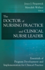 Image for Doctor of Nursing Practice and Clinical Nurse Leader: Essentials of Program Development and Implementation for Clinical Practice