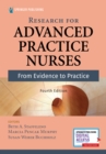 Image for Research for advanced practice nurses  : from evidence to practice