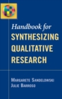 Image for Handbook for synthesizing qualitative research