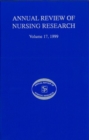 Image for Annual Review of Nursing Research, Volume 17, 1999 : Focus on Complementary Health and Pain Management