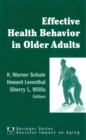 Image for Effective health behavior in older adults