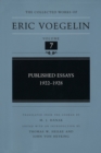 Image for Published Essays, 1922-1928 (CW7)
