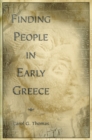 Image for Finding People in Early Greece