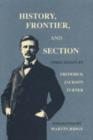 Image for History, Frontier, and Section : Three Essays
