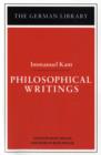 Image for Philosophical Writings: Immanuel Kant