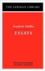 Image for Essays: Friedrich Schiller
