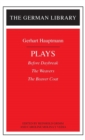 Image for Hauptmann Plays