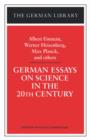 Image for German Essays on Science