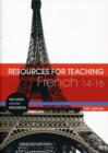 Image for Resources for teaching French 14-16