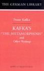 Image for Kafka&#39;s metamorphosis and other writings