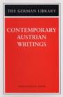 Image for Contemporary Austrian writings