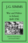 Image for War and Politics in Ireland, 1649-1730