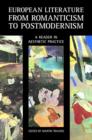 Image for European literature from romanticism to postmodernism  : a reader