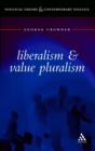 Image for LIBERALISM AND VALUE PLURALISM