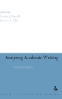 Image for Analysing academic writing  : contextualized frameworks