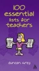 Image for 100 essential lists for teachers