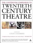 Image for The Continuum Companion to Twentieth Century Theatre