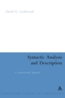 Image for Syntactic analysis and description