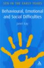 Image for Behavioural, emotional and social difficulties  : a guide for the early years