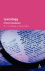 Image for Lexicology  : a short introduction