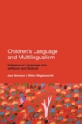 Image for Children&#39;s Language and Multilingualism