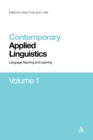 Image for Contemporary applied linguisticsVolume 1,: Language teaching and learning