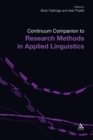 Image for Continuum Companion to Research Methods in Applied Linguistics