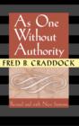 Image for As one without authority