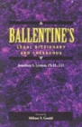 Image for Ballentine&#39;s Legal Dictionary/Thesaurus