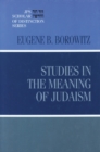 Image for Studies in the Meaning of Judaism