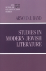 Image for Studies in Modern Jewish Literature