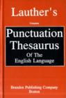 Image for Punctuation Thesaurus