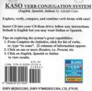 Image for Kaso Verb Conjugation System CD : English, Spanish &amp; Italian