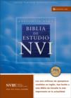Image for NVI Biblia De Estudio Imit Negro Aindice