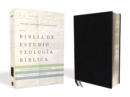 Image for NVI Biblia de Estudio, Teologia Biblica, Piel Reciclada, Negro, Interior a cuatro colores