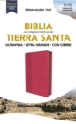 Image for Biblia Reina-Valera 1960, Tierra Santa, Ultrafina, Letra grande, Leathersoft, Fucsia, Con cierre